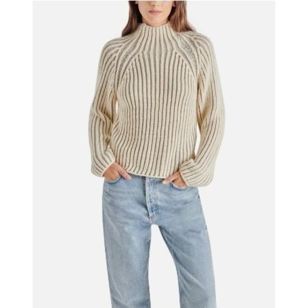 NWT NEW Steve Madded Women's Terra Sweater size MEDIUM Gray MSRP$89
